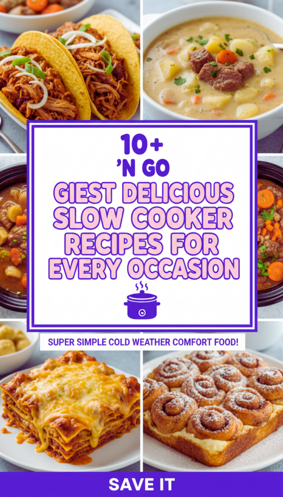 Best 10 Delicious Slow Cooker Recipes for Every Occasion