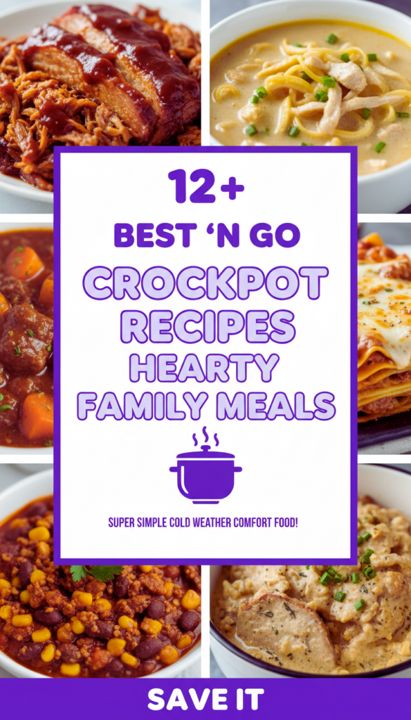 Best 12 Crockpot Recipes for Hearty Family Meals