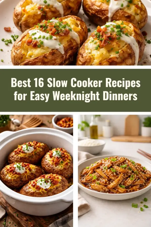 Delicious slow cooker recipes for easy weeknight dinners
