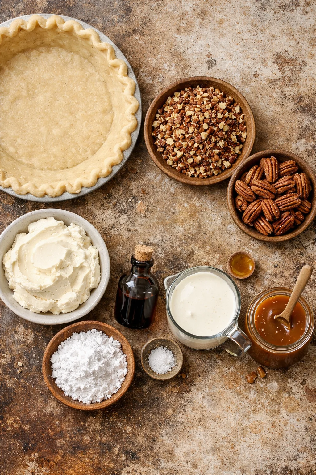PECAN CREAM DEEP DISH PIE