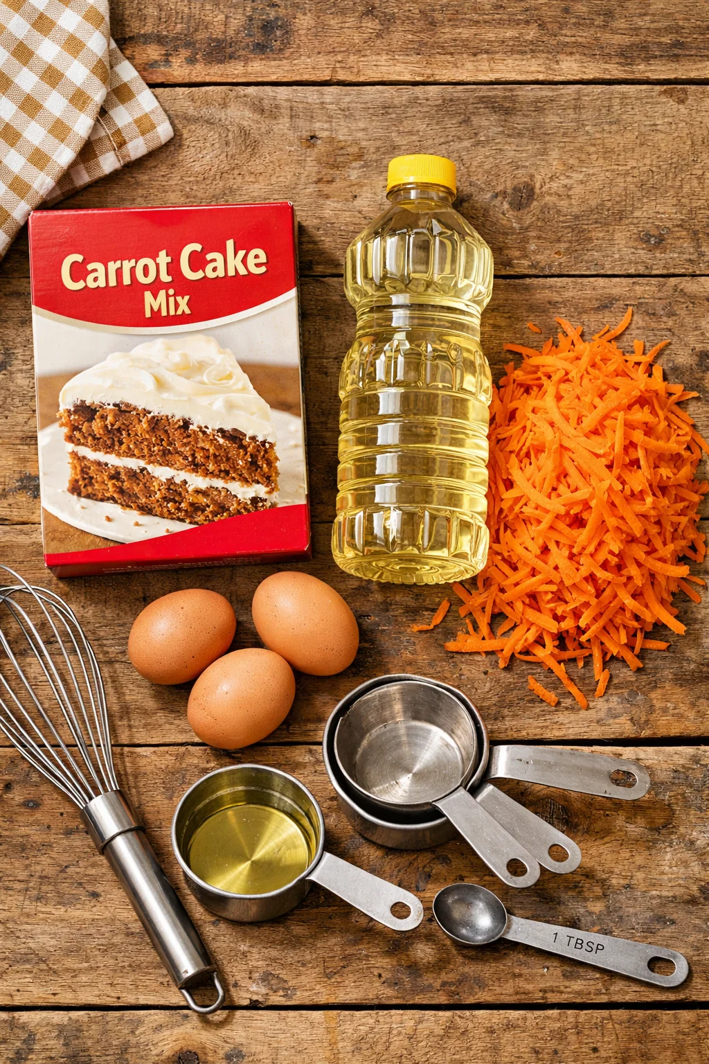 4 Ingredient carrot cake bars