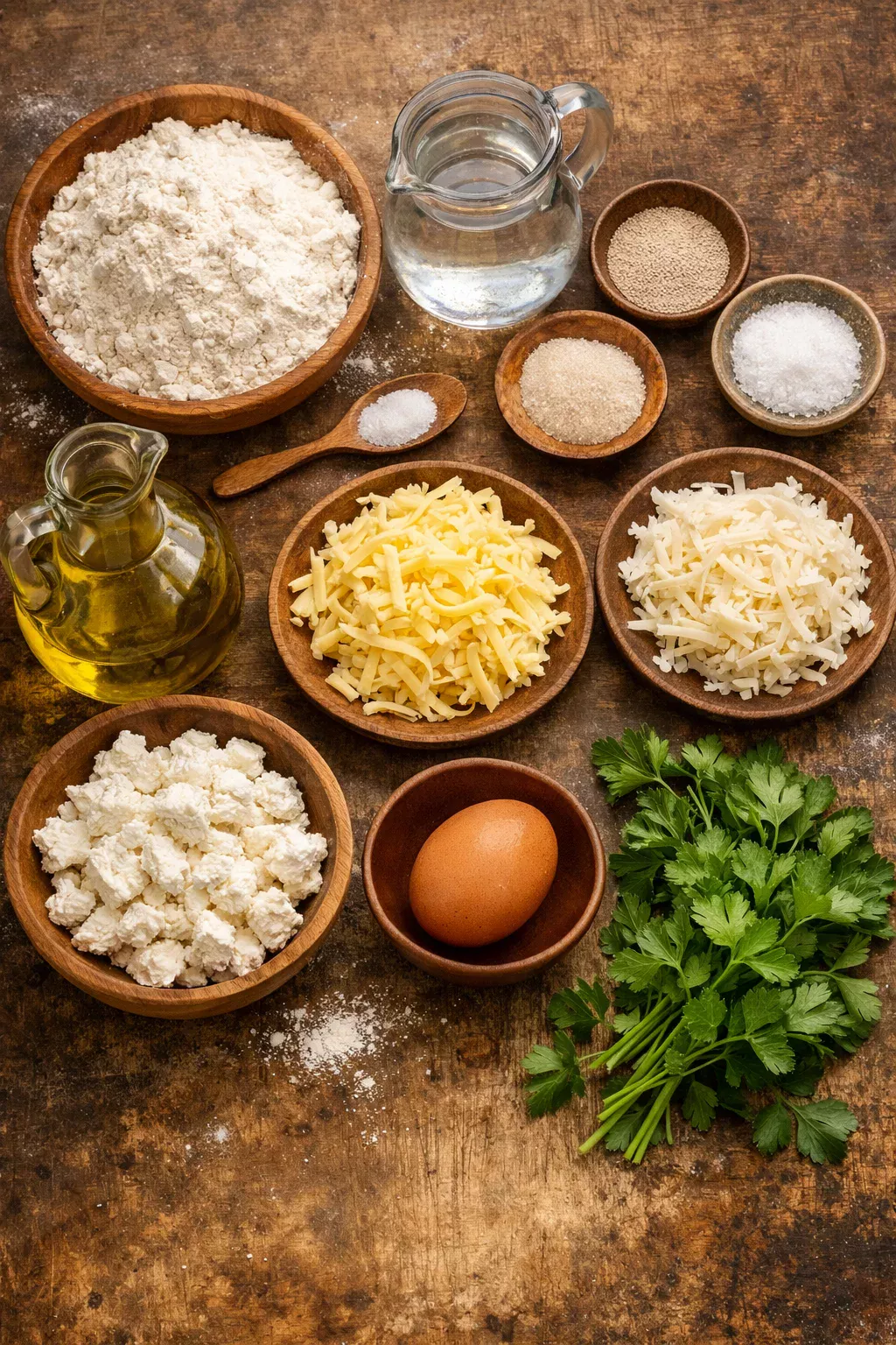 Baked Cheese Pie (Turkish Cheese Pide)