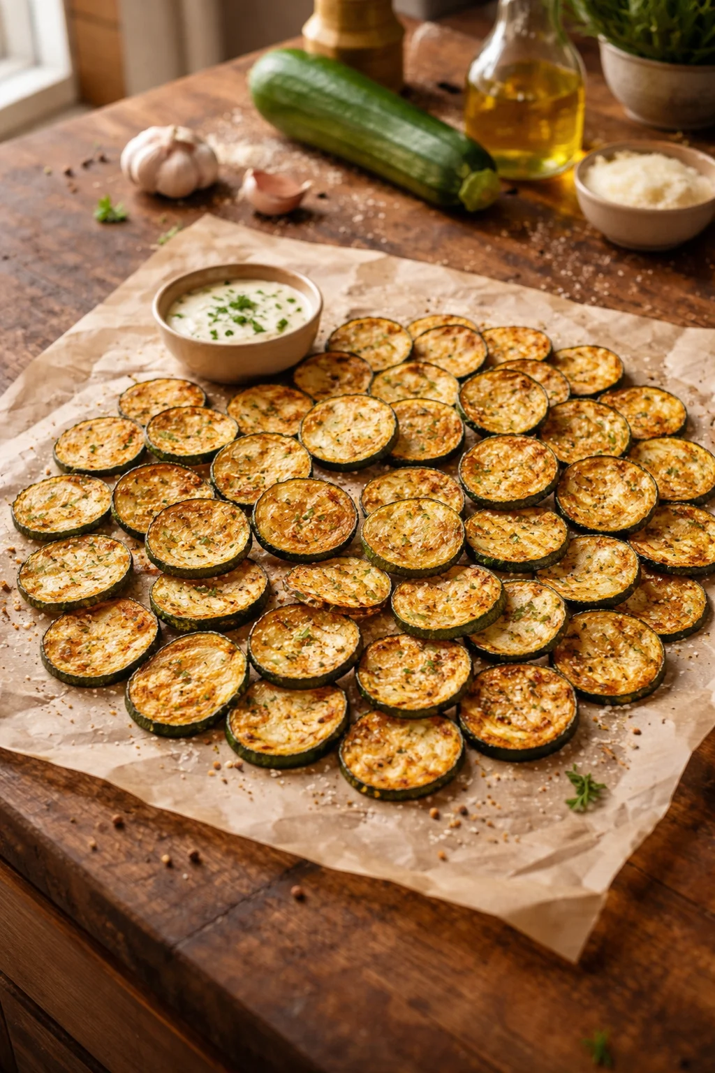 Baked Parmesan Zucchini