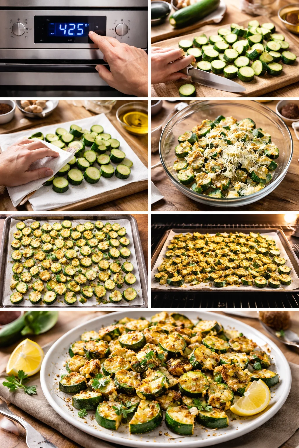 Baked Parmesan Zucchini