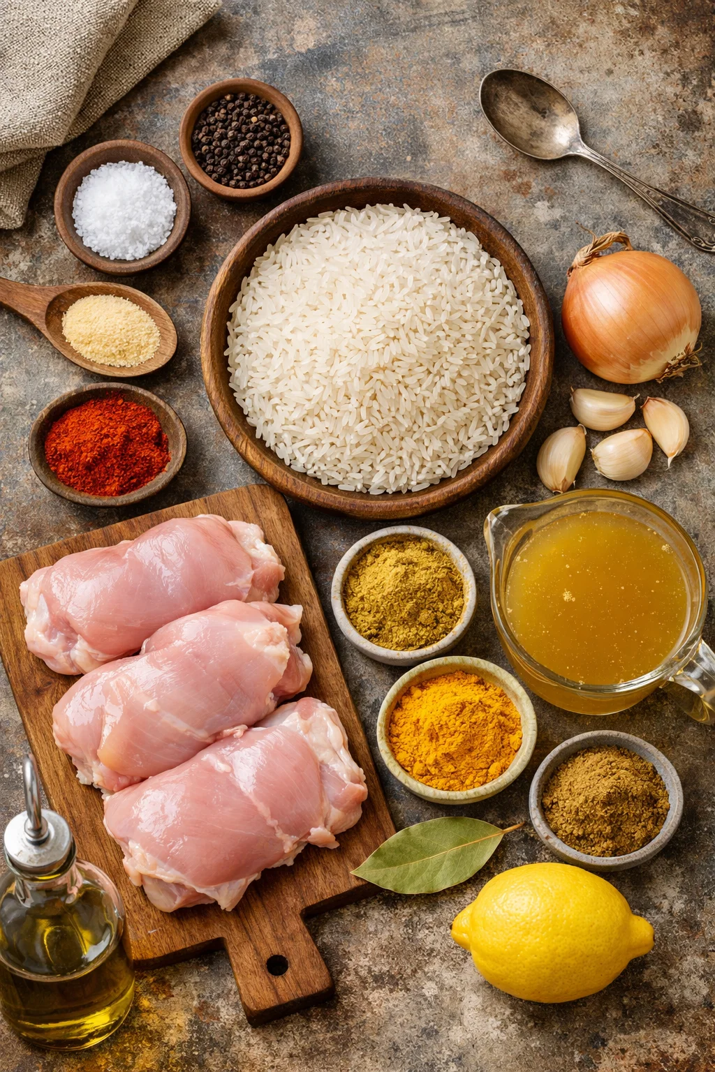 Chicken and Yellow Rice