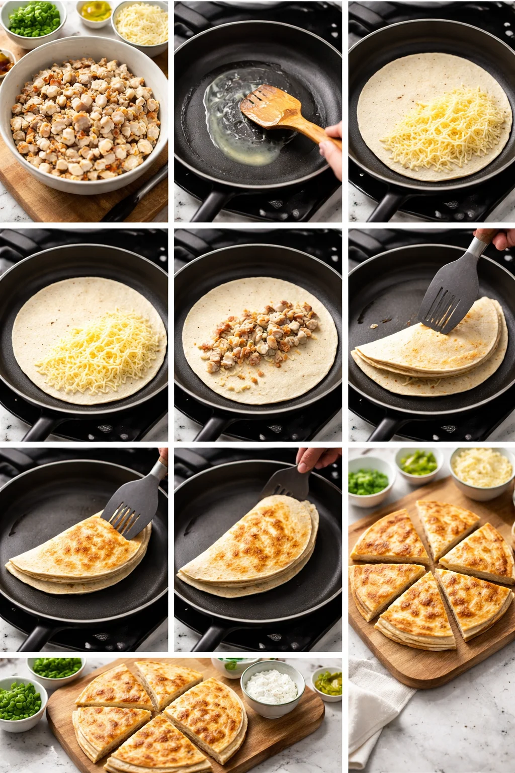 Chicken Bacon Ranch Quesadilla