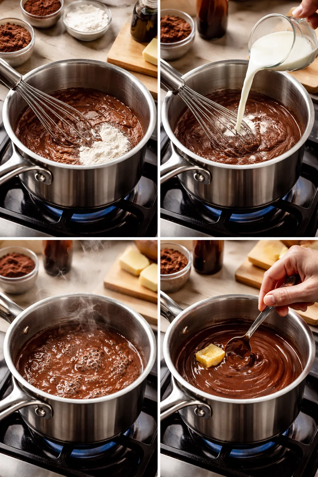 Chocolate Gravy and Biscuit