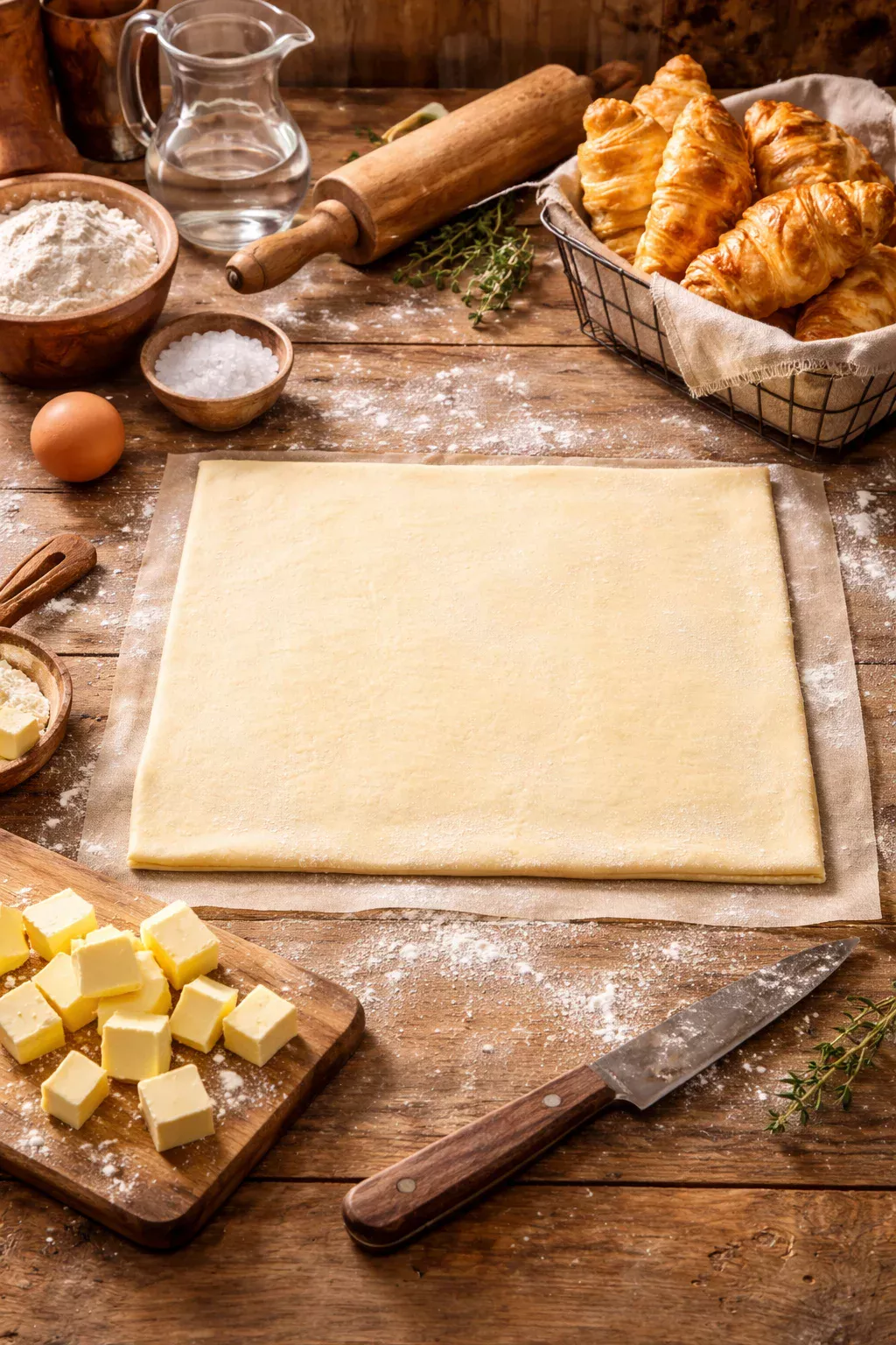 Classic Homemade Puff Pastry