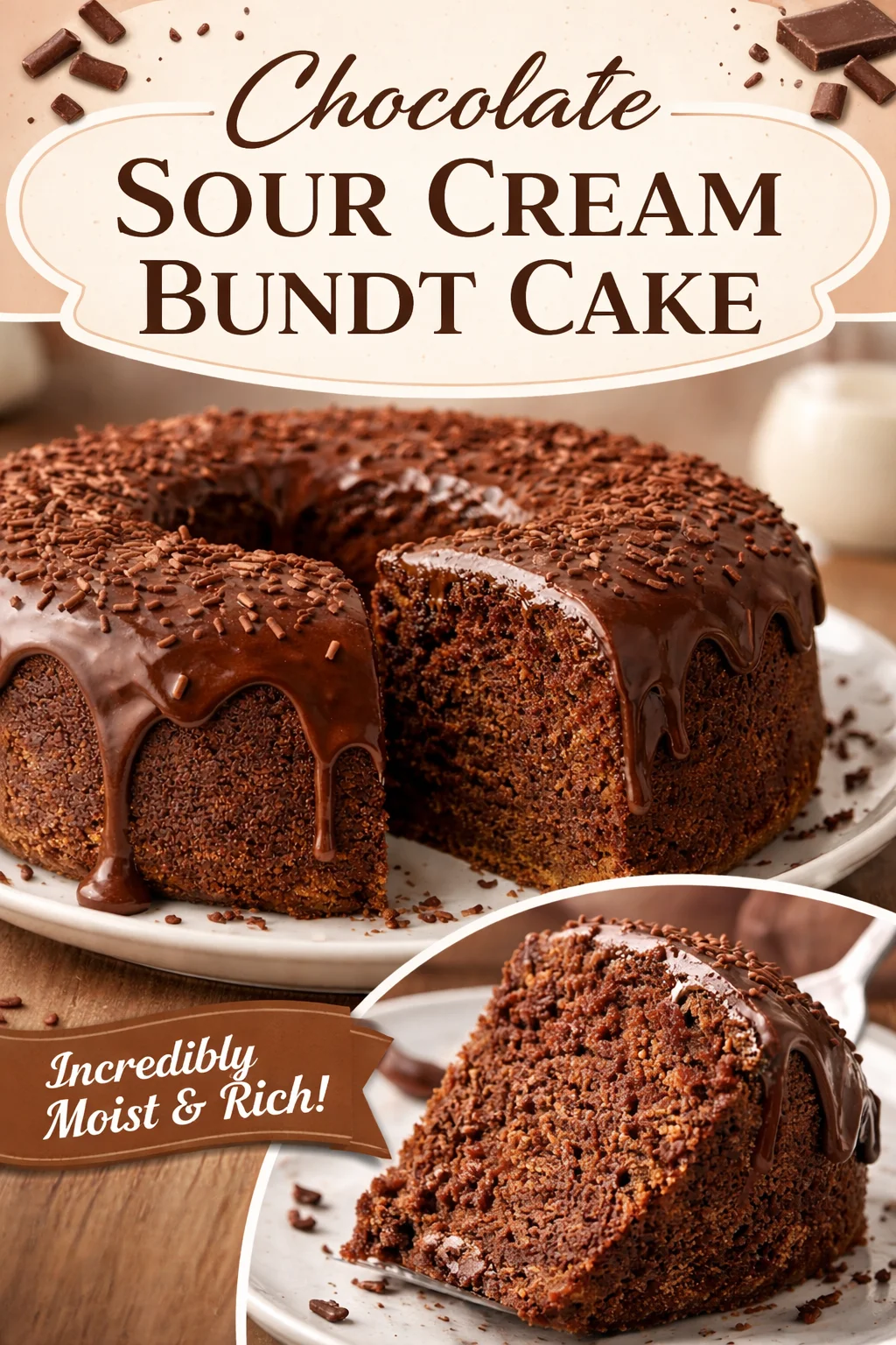 Condensed Milk Chocolate Cake