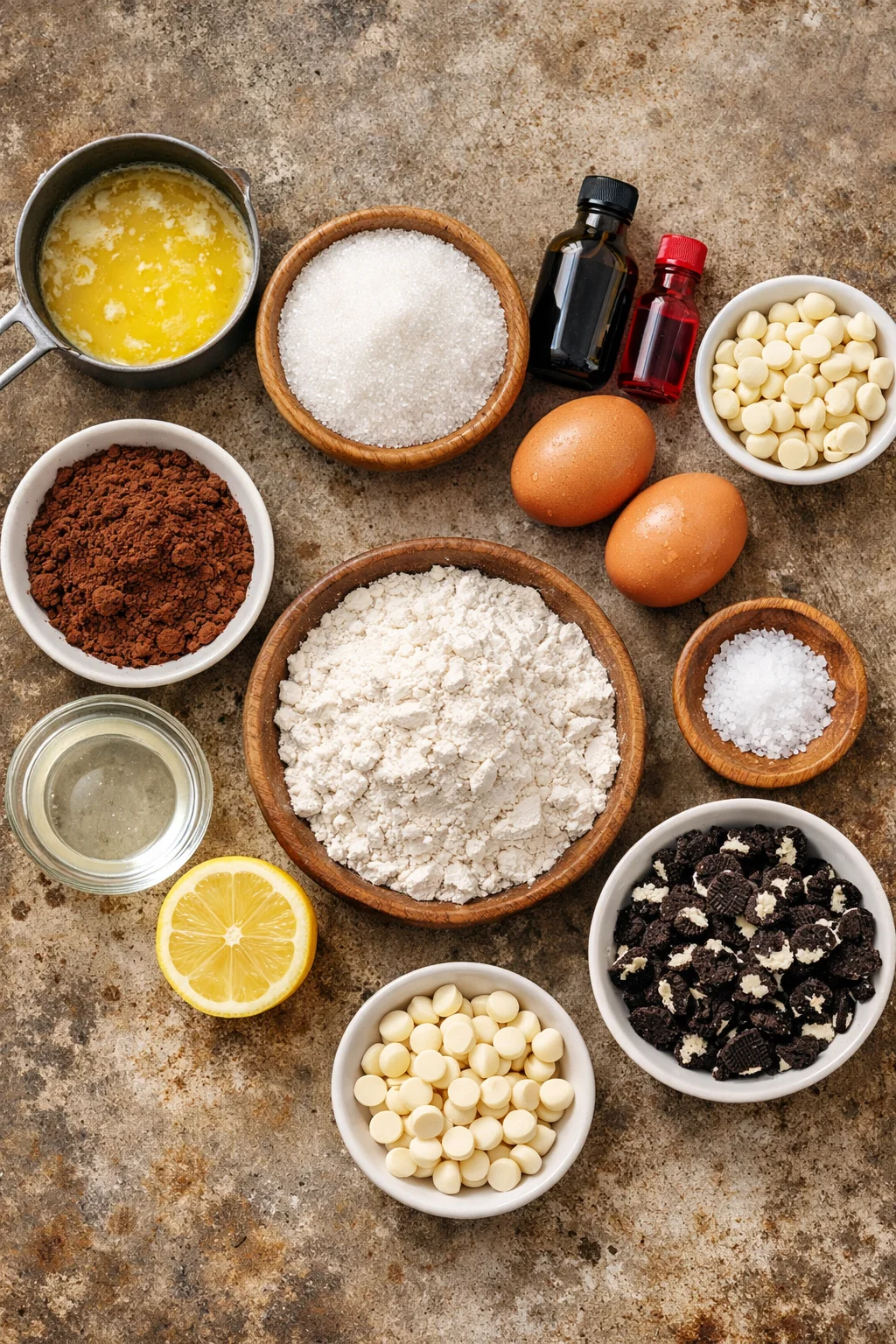 Cookies & Cream Red Velvet Brownies