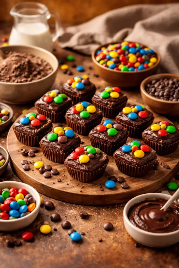 Cosmic Brownie No-Bake Bites
