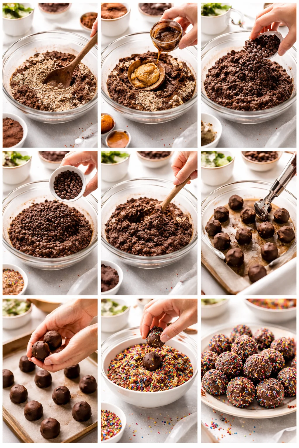 Cosmic Brownie No-Bake Bites