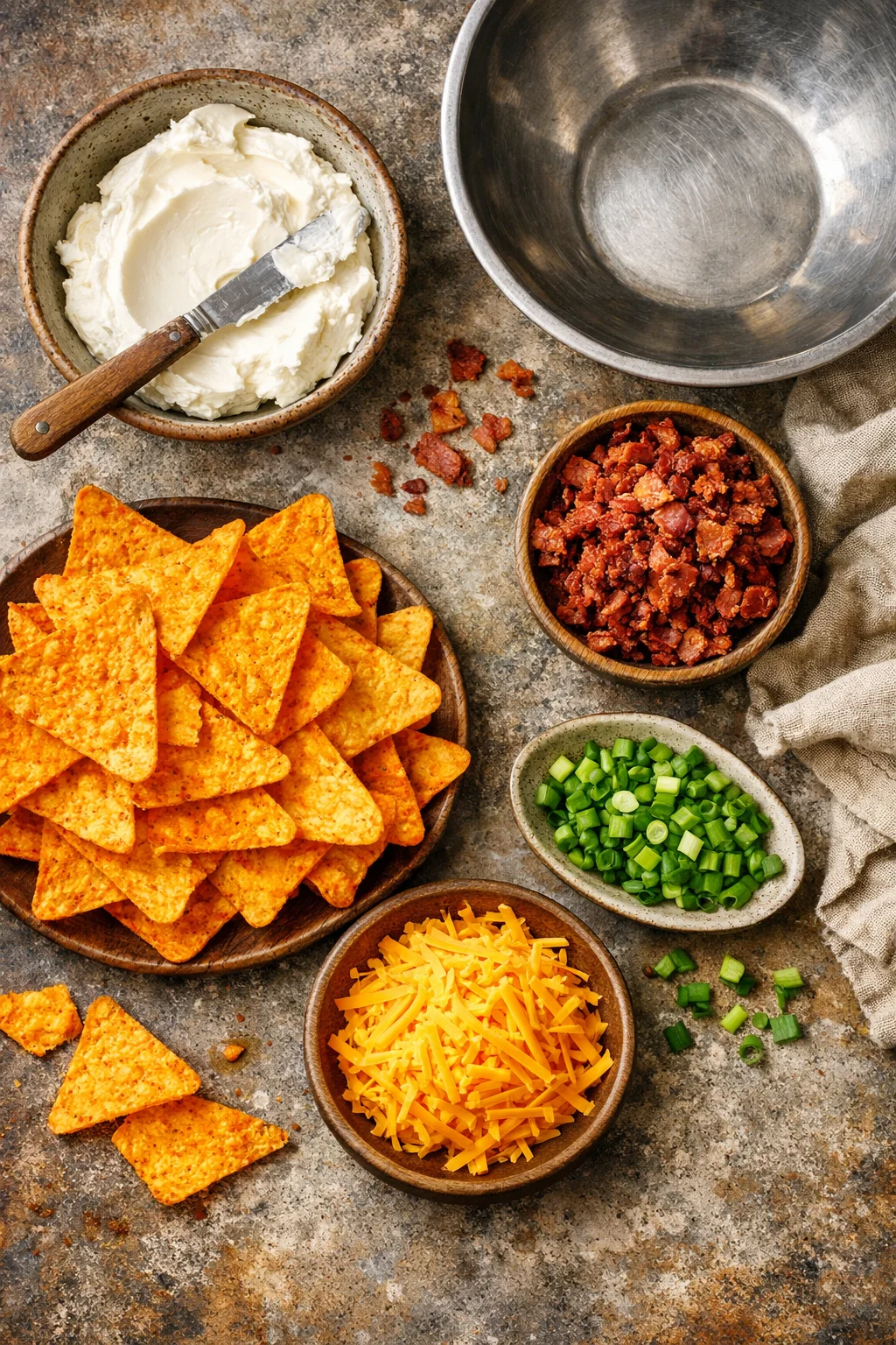 Cream Cheese and Bacon Stuffed Doritos