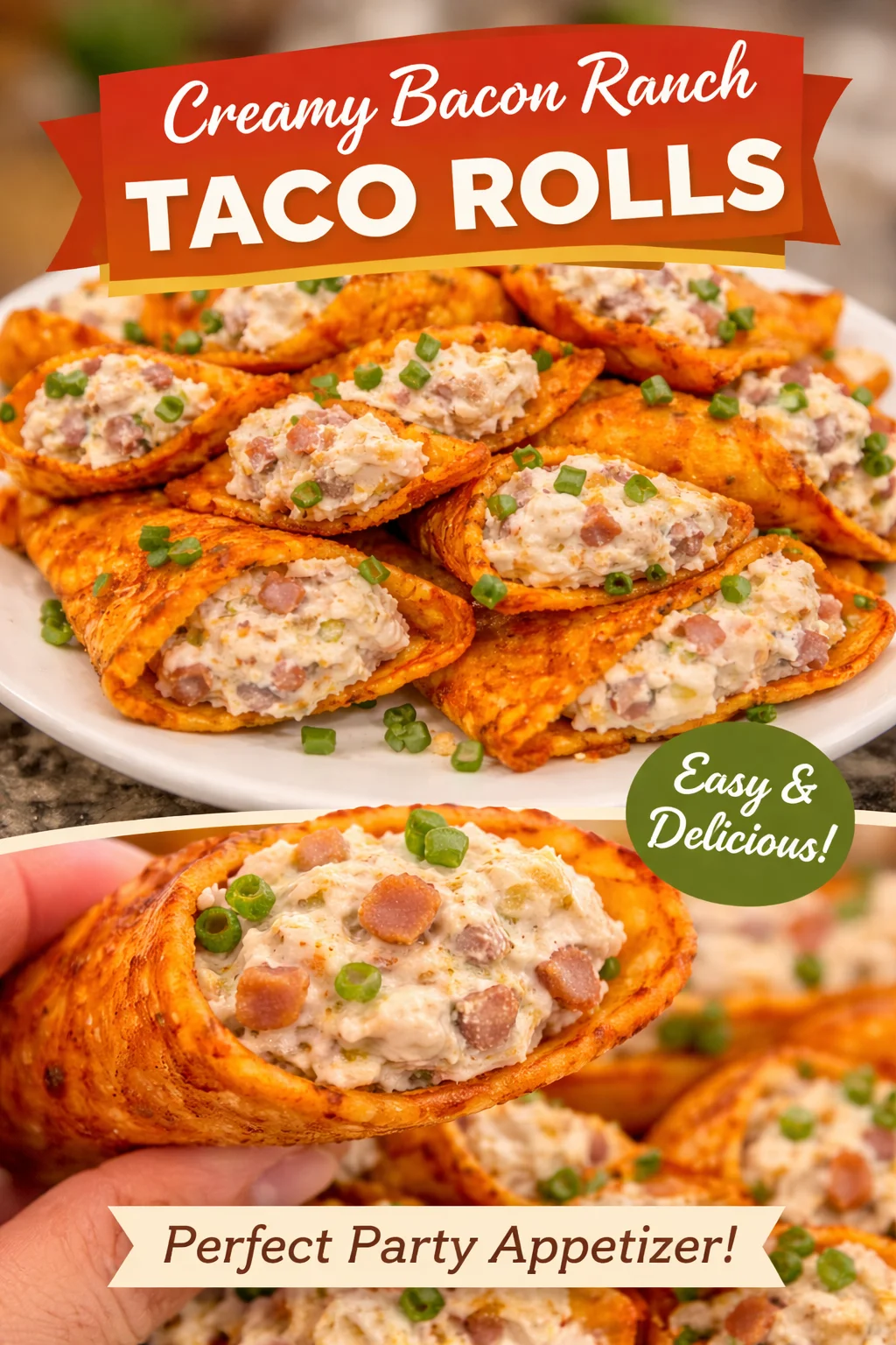 Cream Cheese and Bacon Stuffed Doritos
