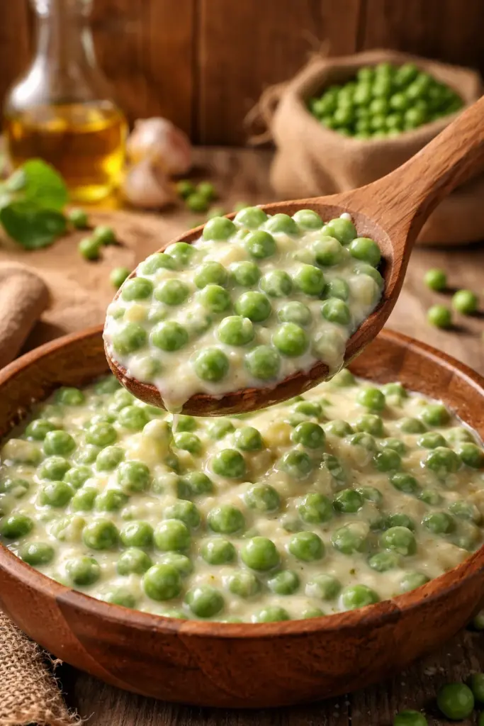 CREAMED PEAS