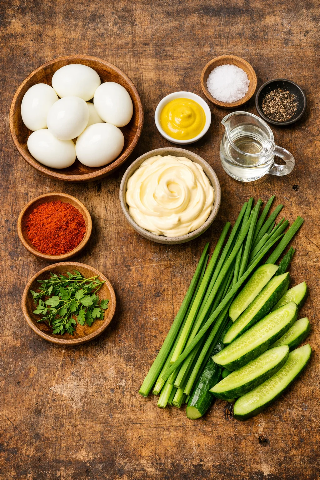 Deviled Egg Tulip Appetizer Platter