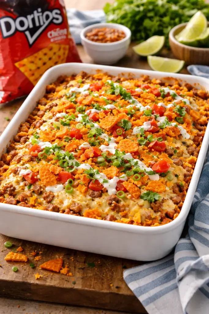 Doritos Taco Hash brown Casserole