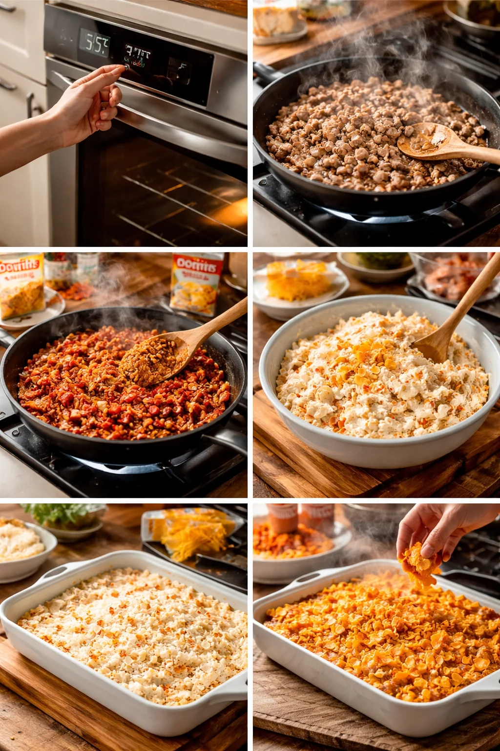 Doritos Taco Hash brown Casserole