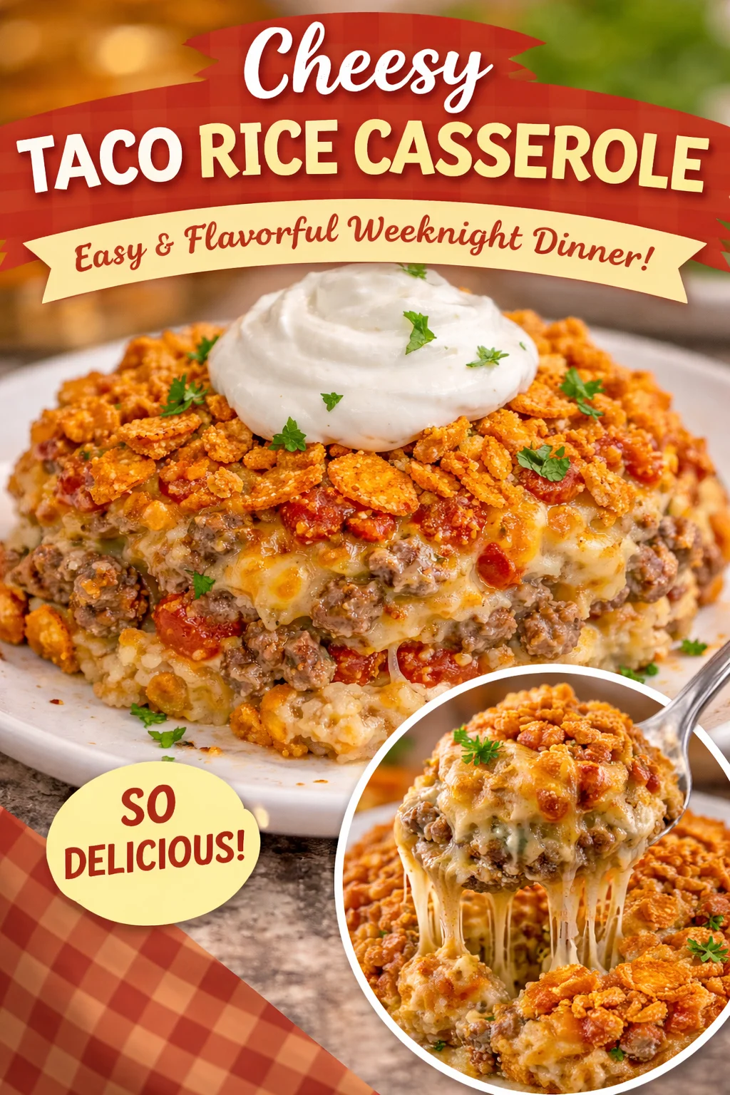 Doritos Taco Hash brown Casserole