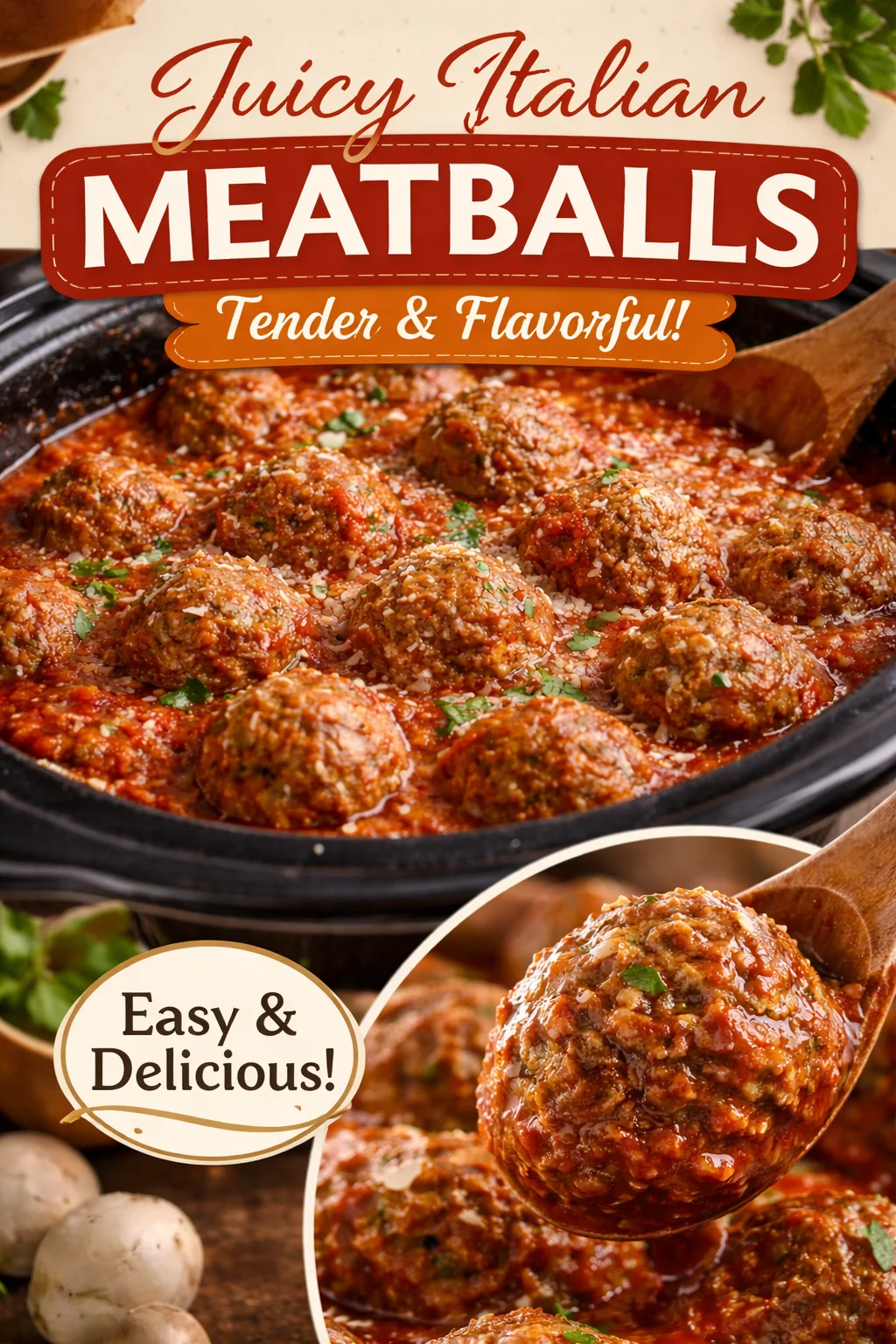 Easy Crockpot Pasta And Meatballs