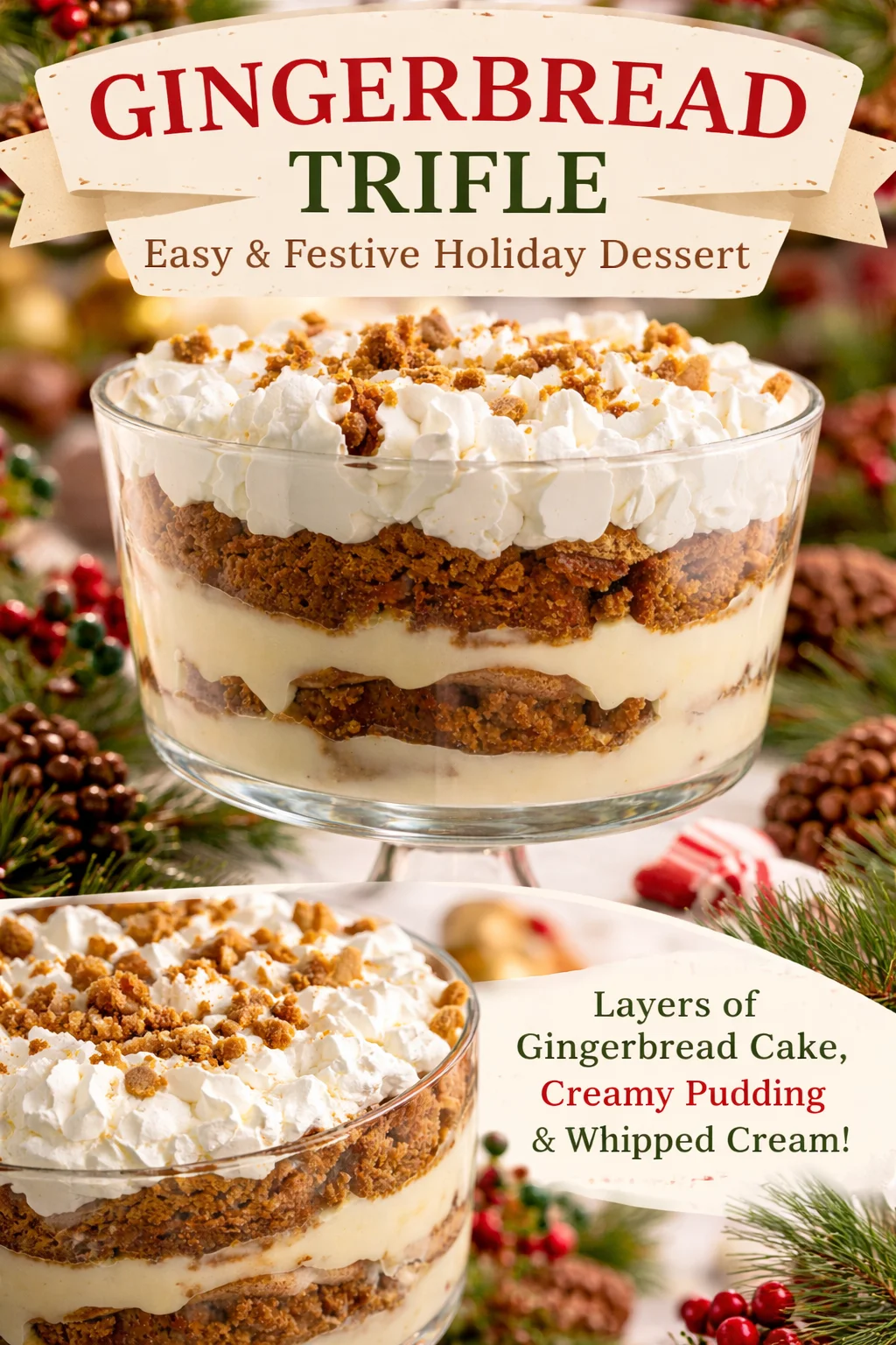 Gingerbread Trifle
