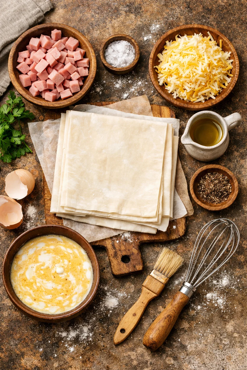 greek ham cheese pie zambonopita