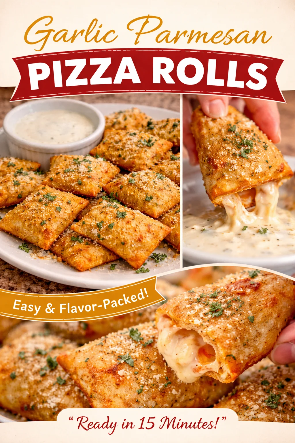 Guilty Pleasure Pizza Rolls