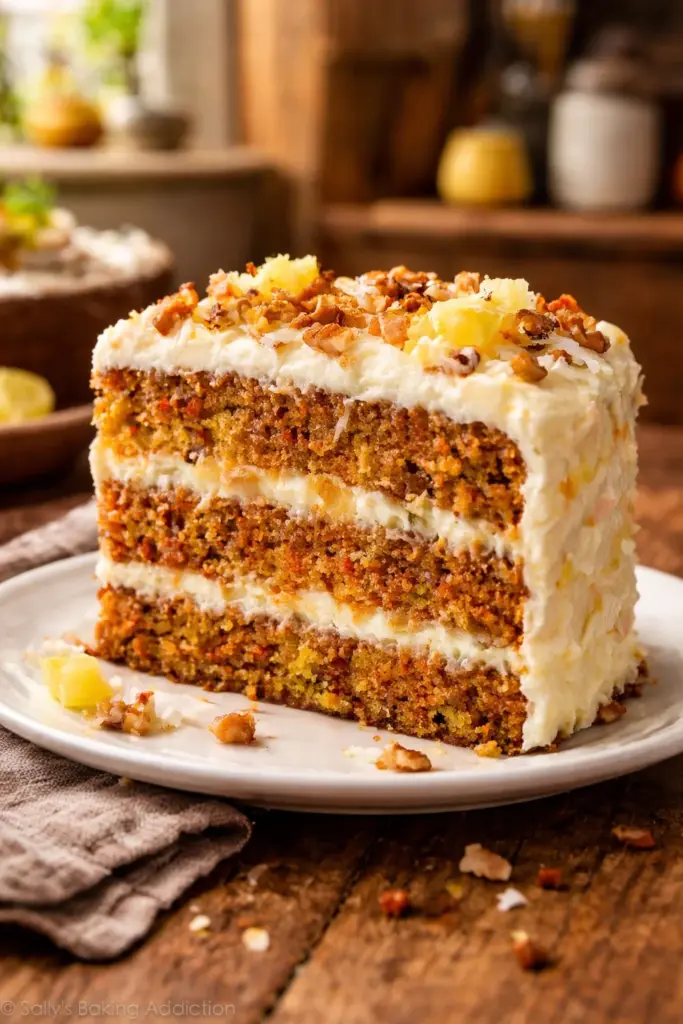 Hawaiian Carrot Pineapple Cake