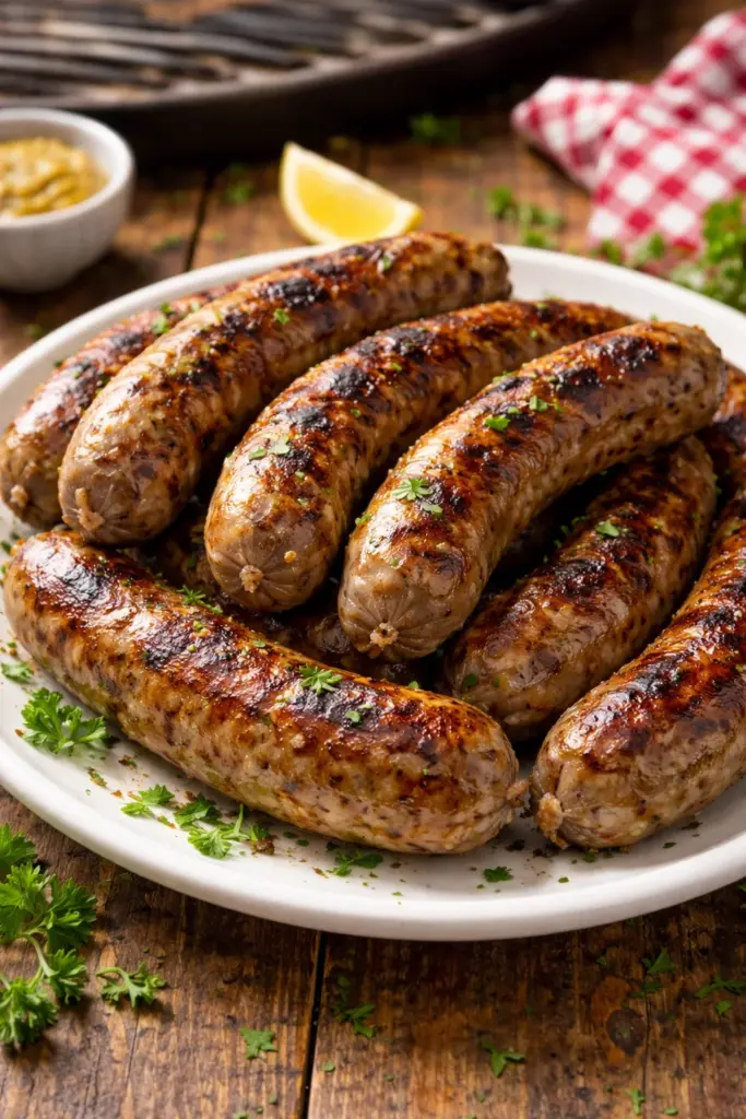Homemade Boudin Sausage