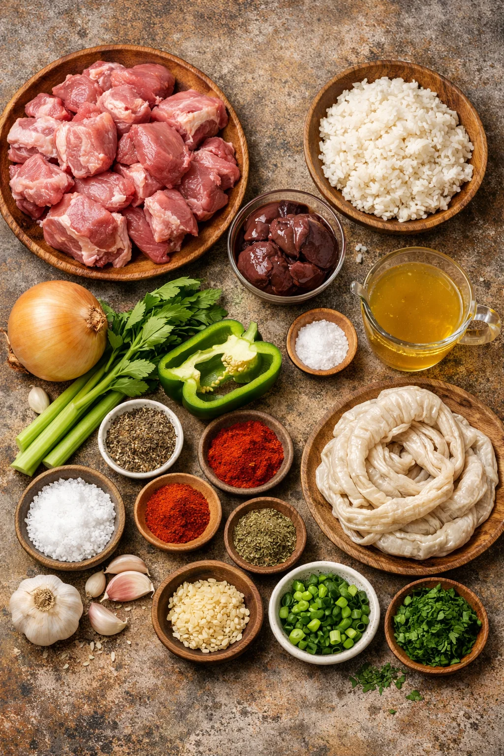 Homemade Boudin Sausage