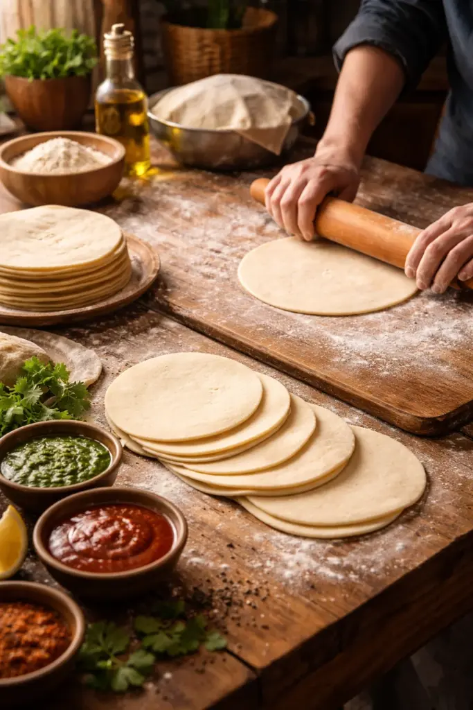 Homemade Samosa Sheets