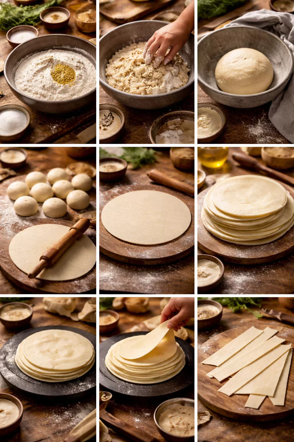 Homemade Samosa Sheets