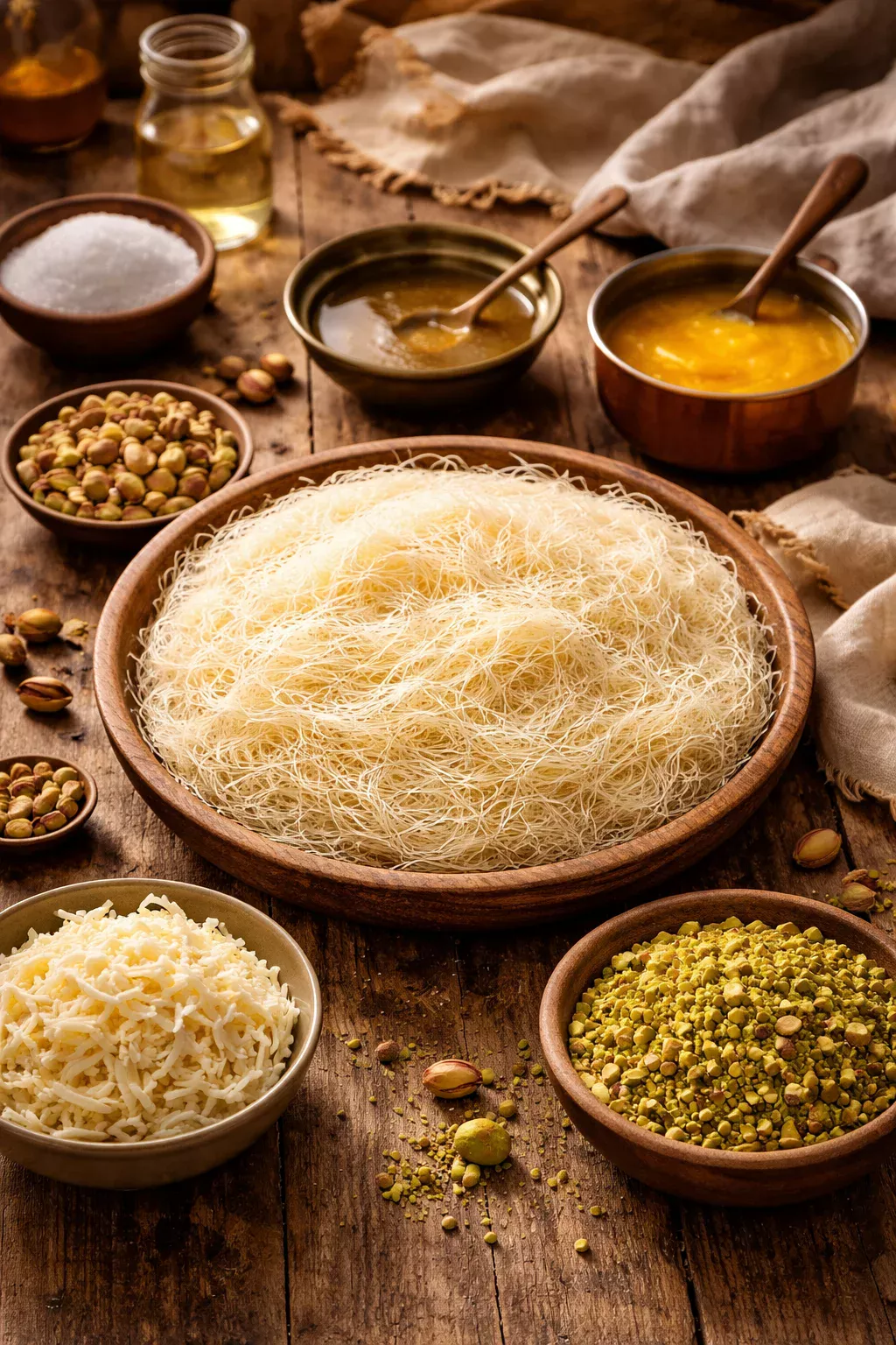 Kataifi Dough (Kunafa Dough)