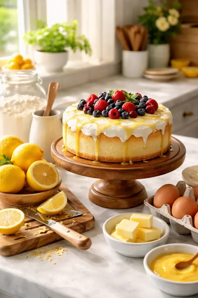 Lemon Custard Cake