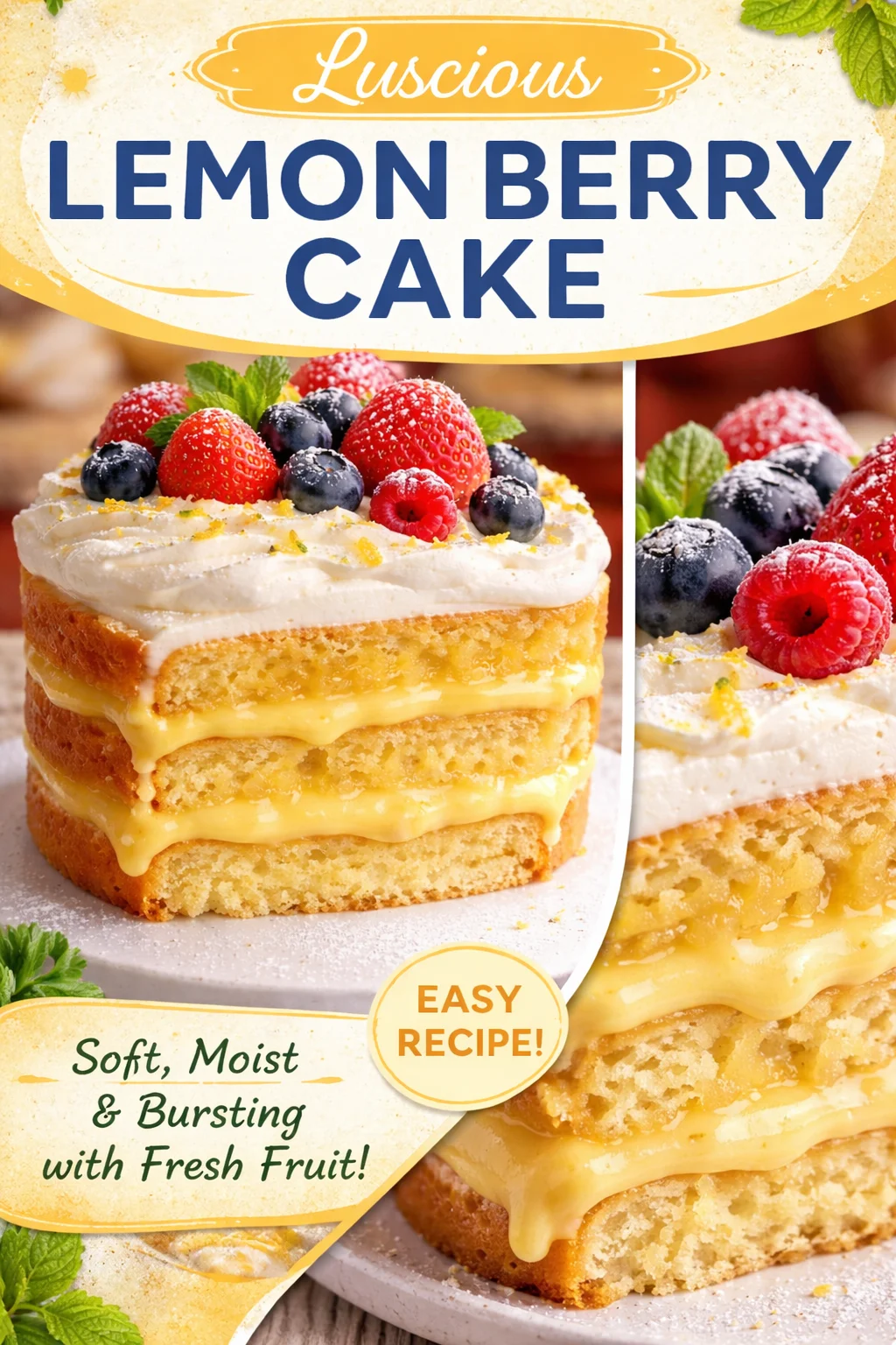 Lemon Custard Cake