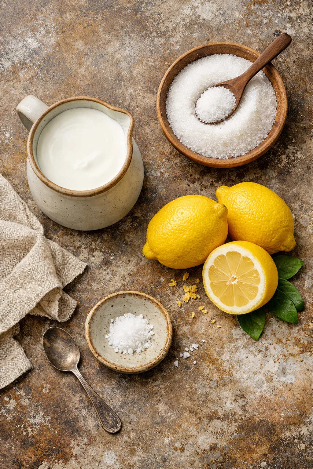 Lemon Posset in Lemon Shells