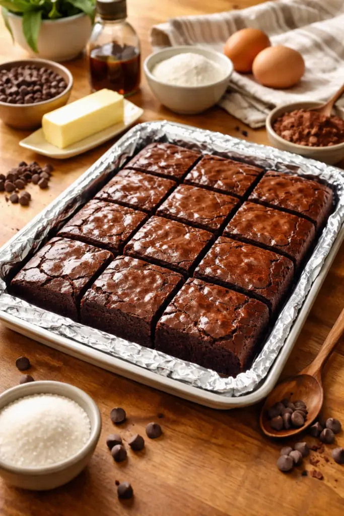 Lunch Lady brownies