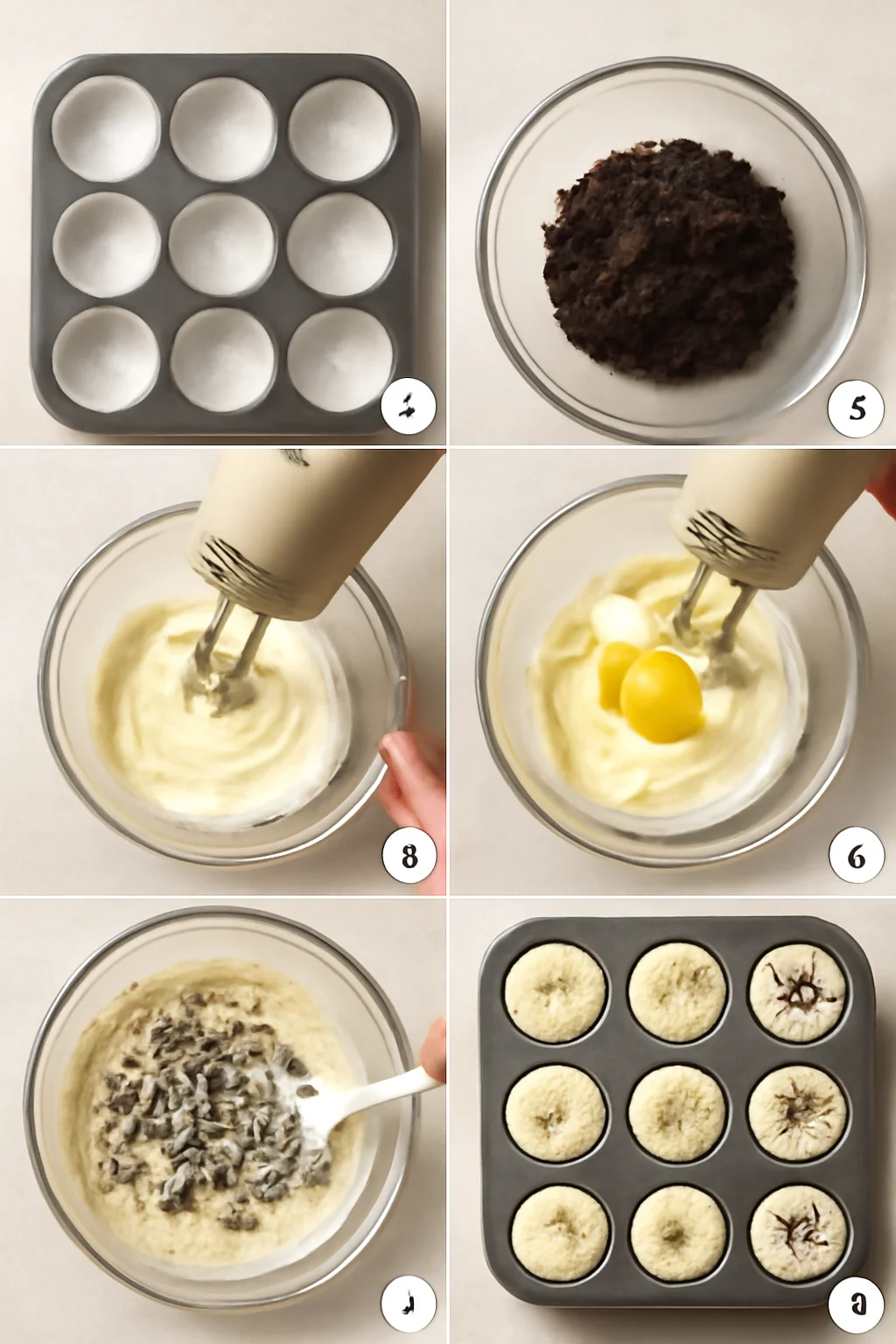 Mini Andes Mint Cheesecakes