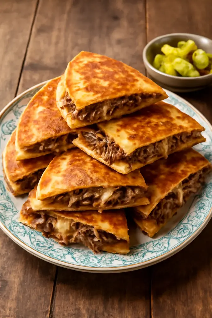 Mississippi Pot Roast Quesadillas