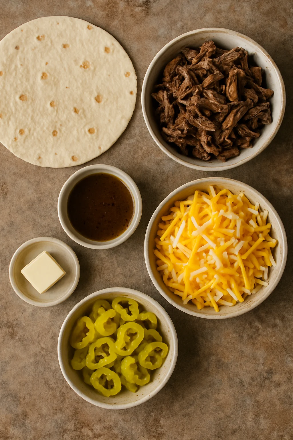 Mississippi Pot Roast Quesadillas