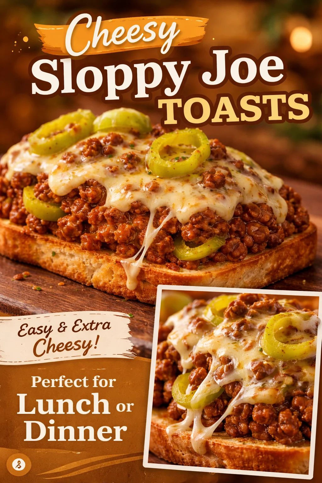 Mississippi Sloppy Joes on Garlic Bread