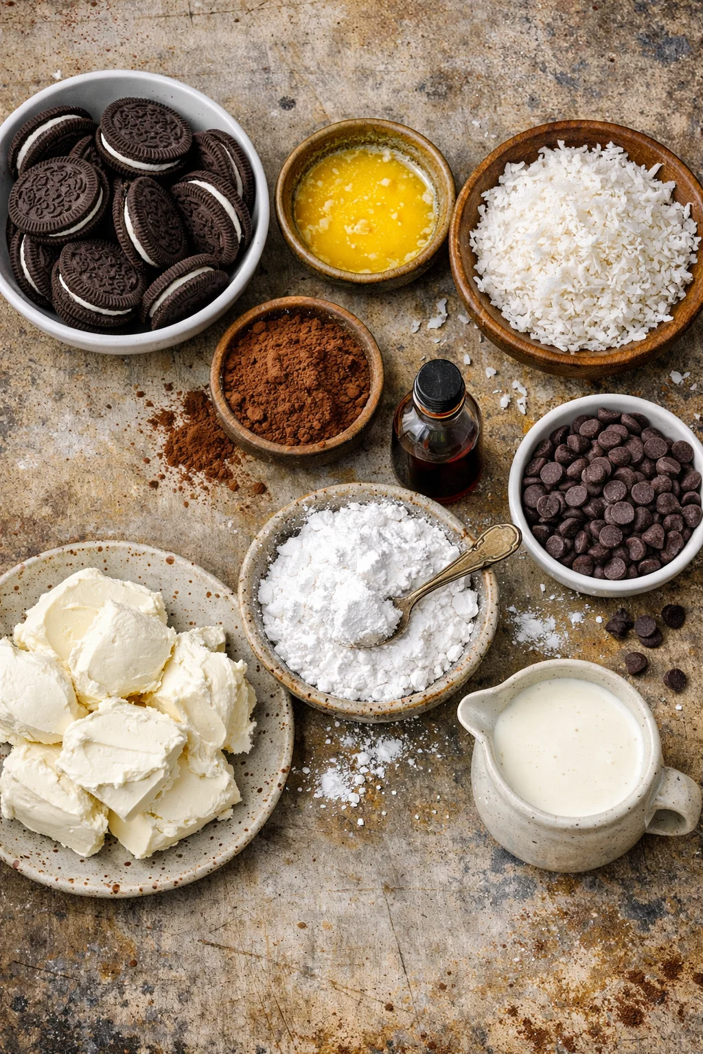 No-Bake Chocolate Coconut Cake