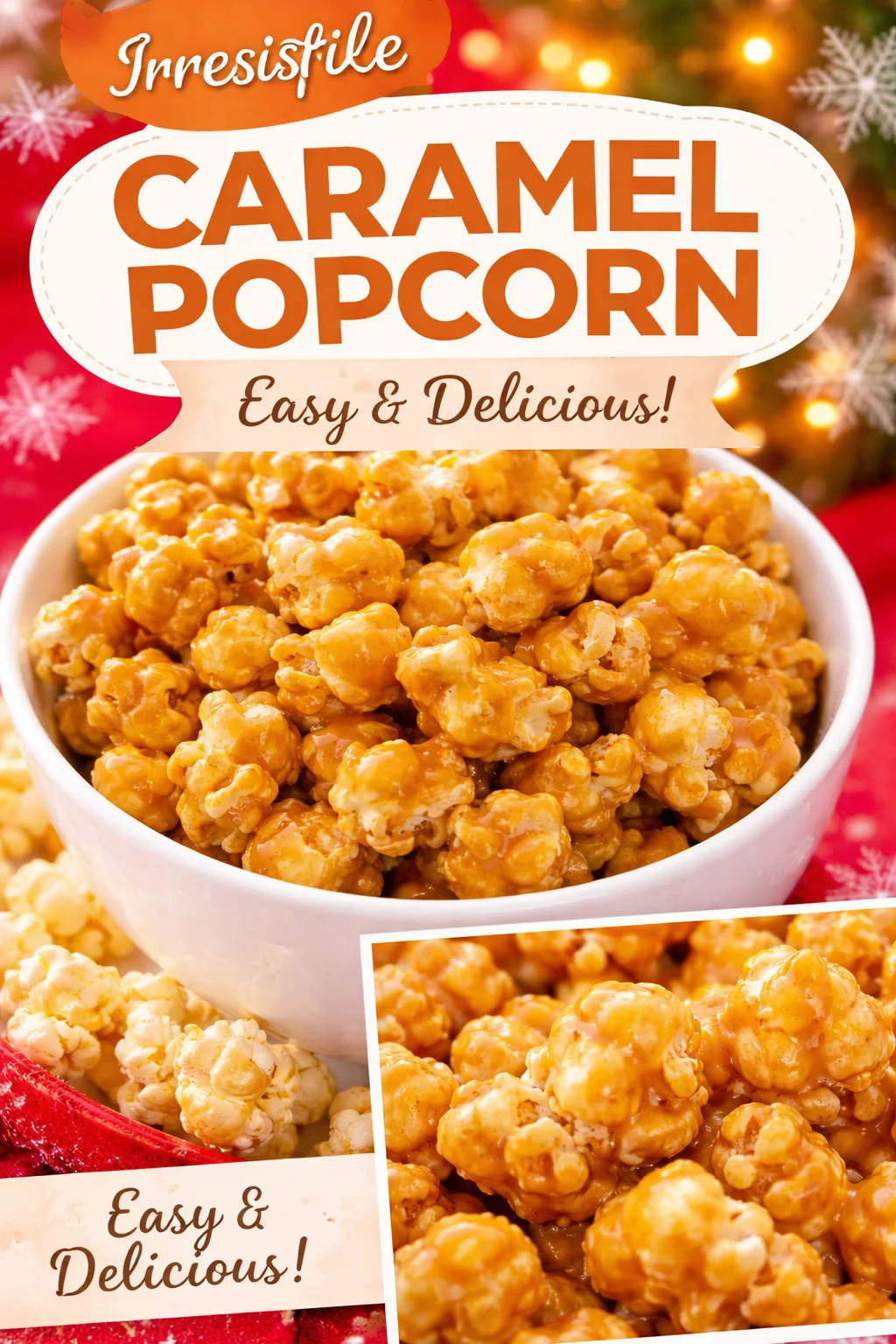 PEANUT BUTTER POPCORN