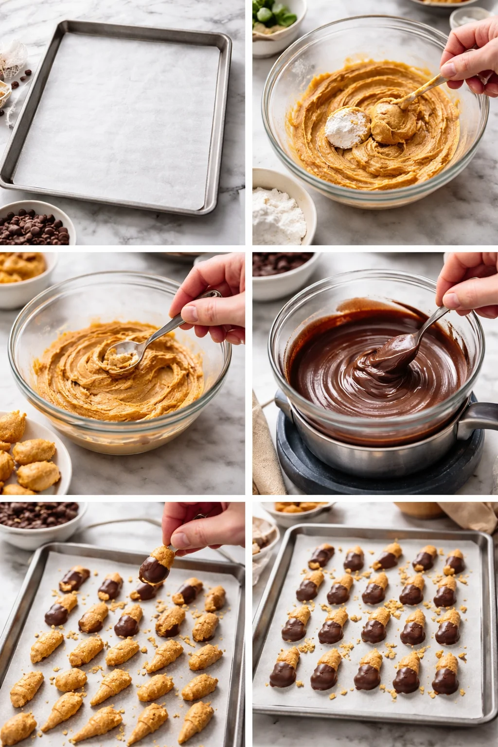 Peanut Butter Stuffed Bugles