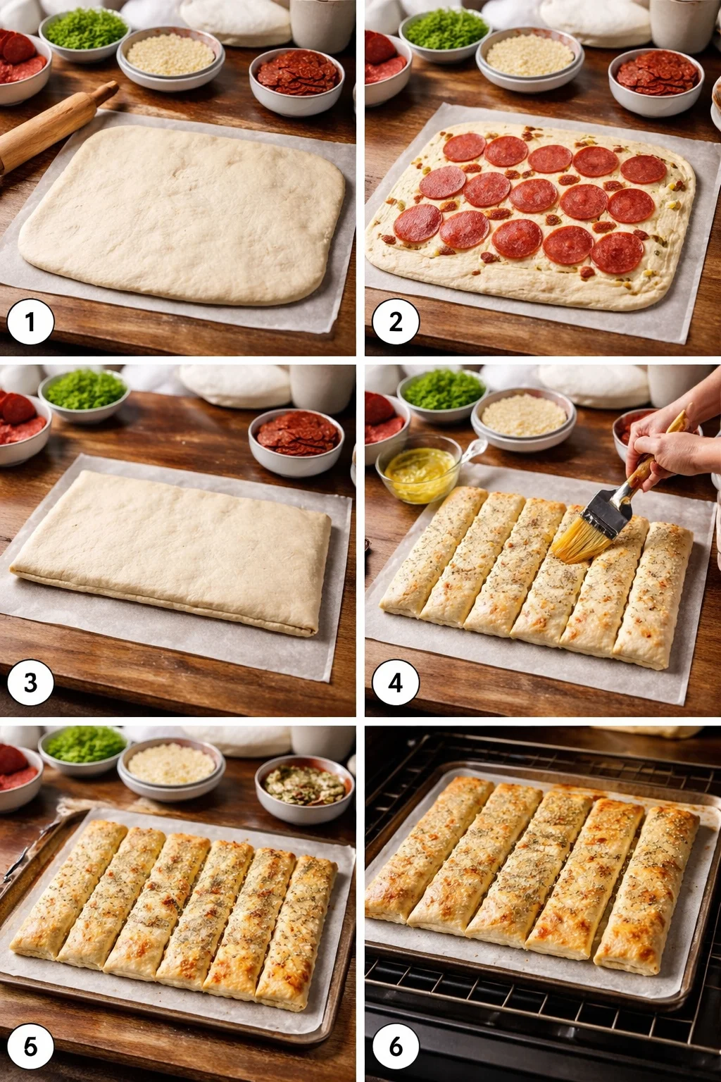 Pepperoni Pizza Cheese Sticks