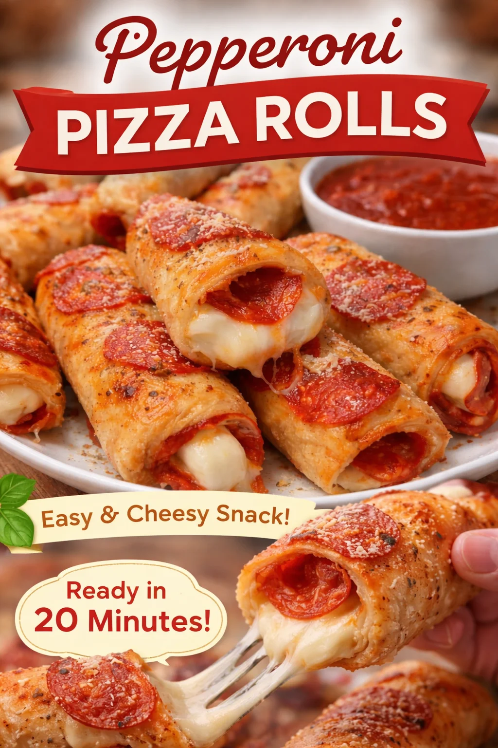 Pepperoni Pizza Cheese Sticks
