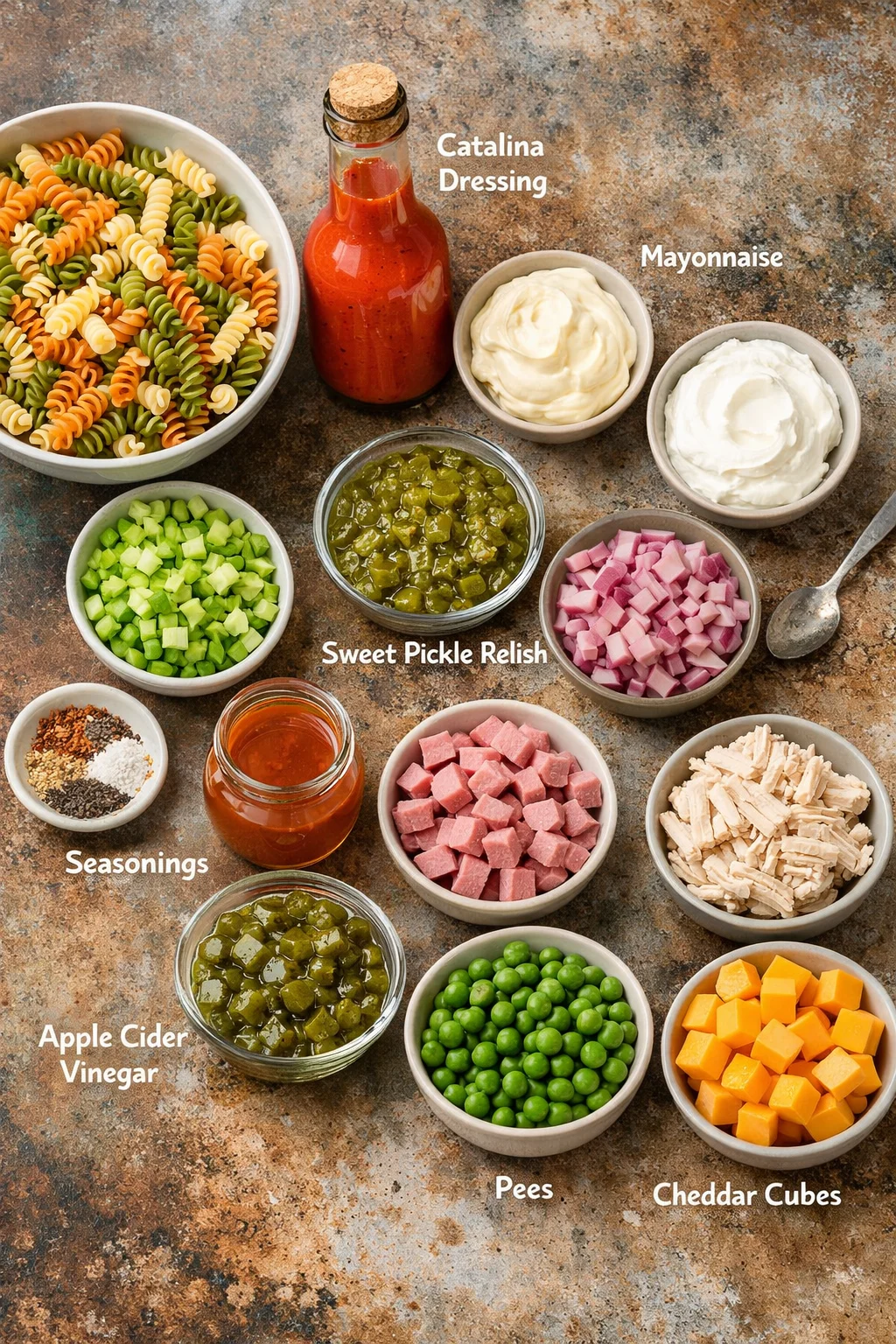 pink cadillac pasta salad