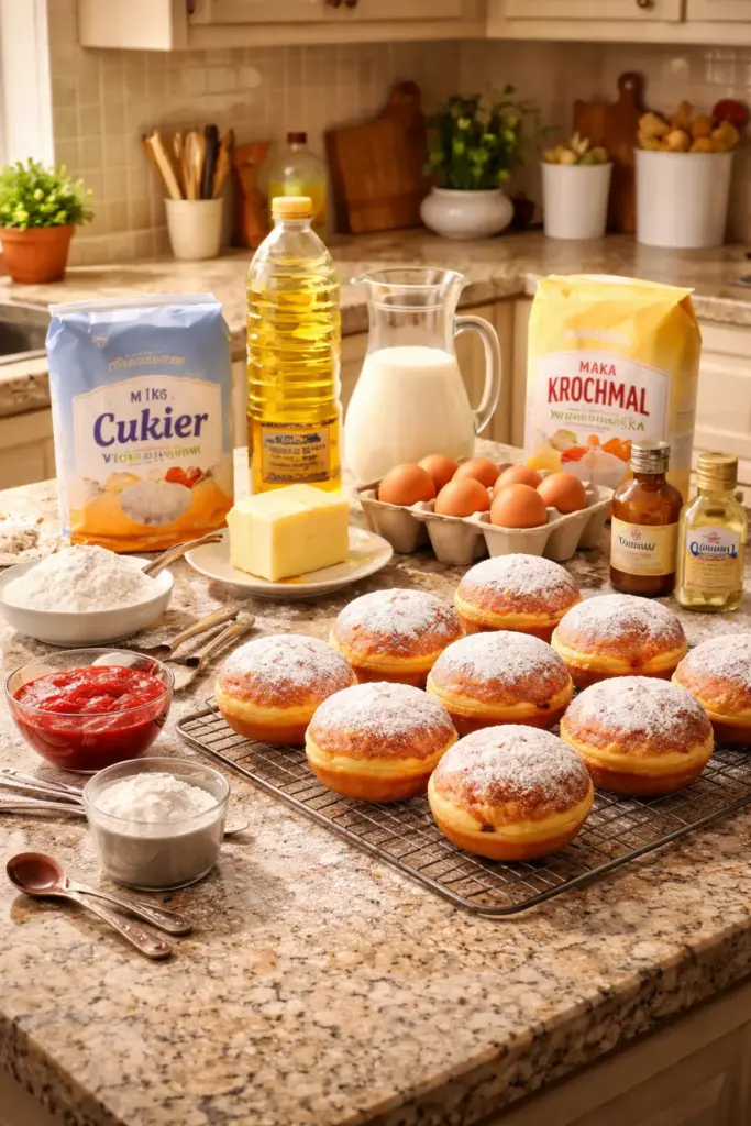 Polish Baked Paczki (Donuts)
