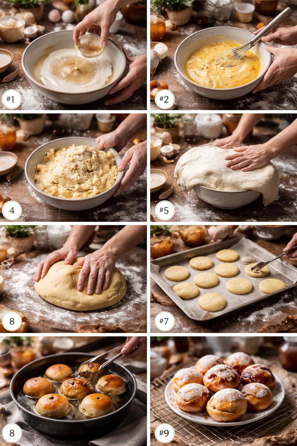 Polish Baked Paczki (Donuts)