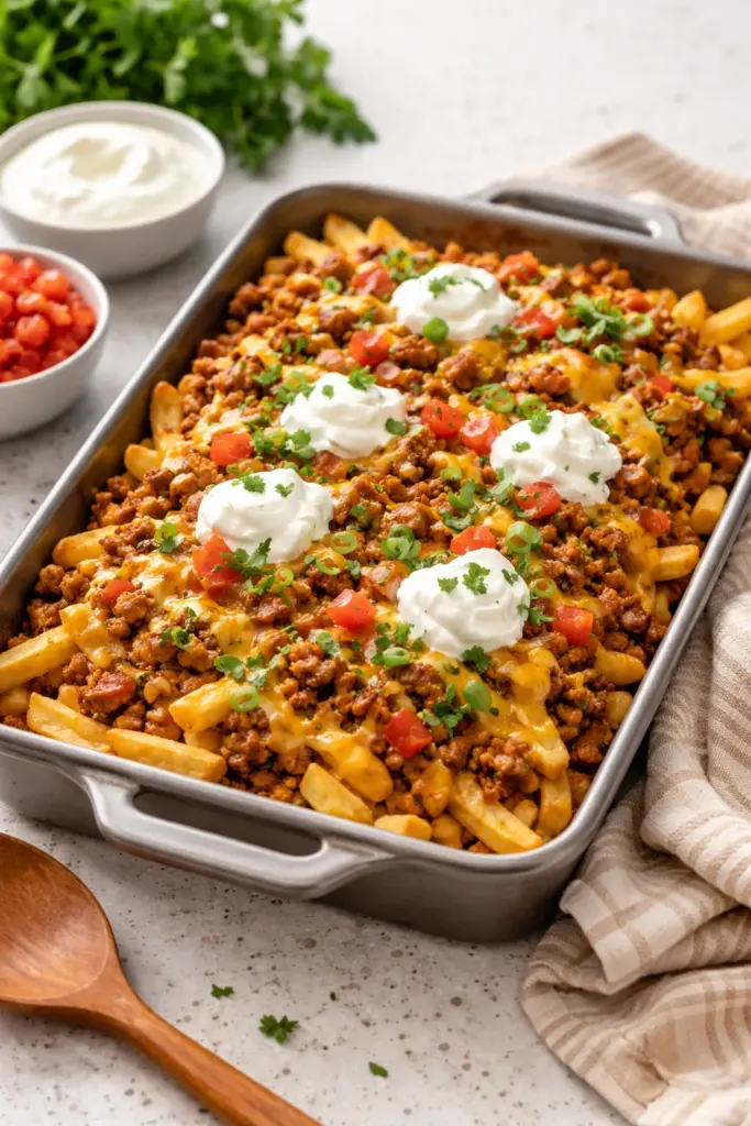 sloppy Joe Fries Casserole